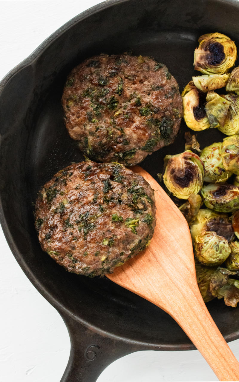 Brussels Sprouts and Raisin BurgerFit Burger