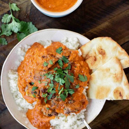 Tikka Masala with Cauliflower Rice - BurgerFit