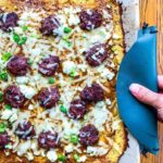 gluten-free bbq cauliflower pizza
