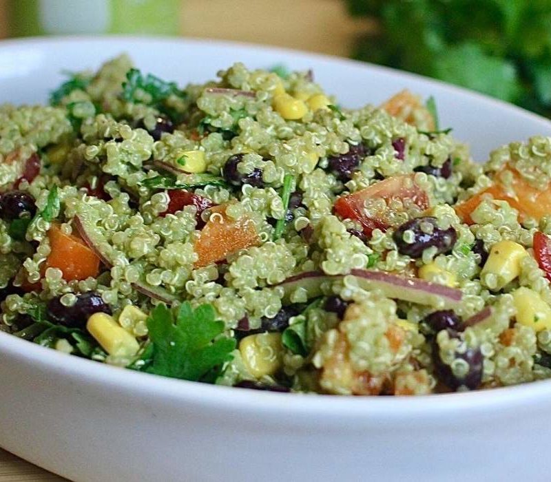 gluten-free mexican quinoa salad